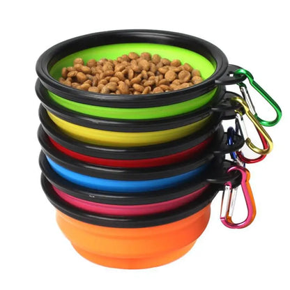 Folding Portable Silicone Bowl