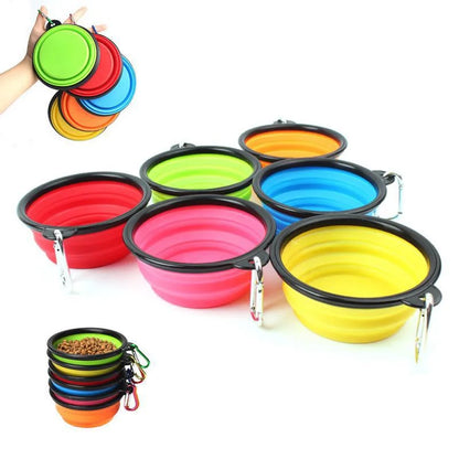 Folding Portable Silicone Bowl