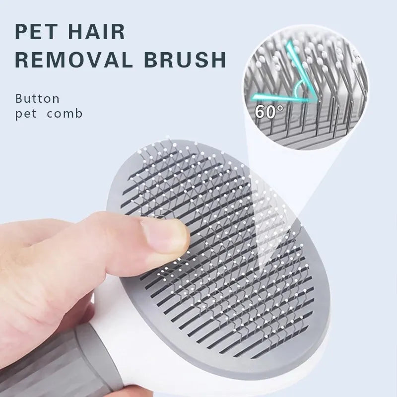 Self-Cleaning Brush-Comb