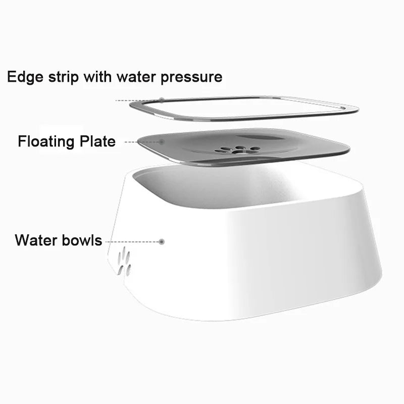 Floating No-Spill Water Bowl