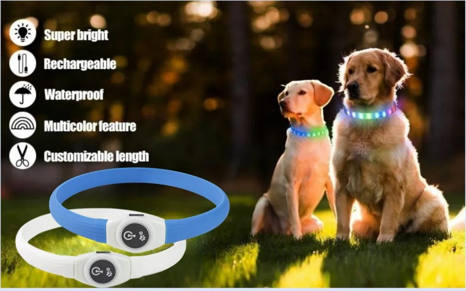 LED Luminous Waterproof Collar