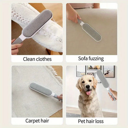 Double-Sided Pet Hair Remover Lint Brush