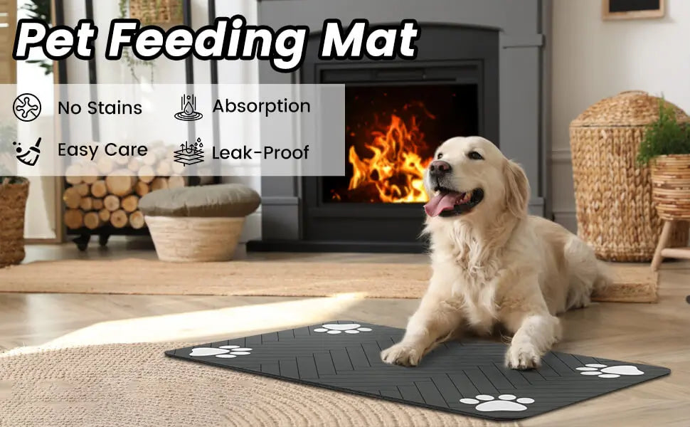 Pet Feeding Waterproof Mat