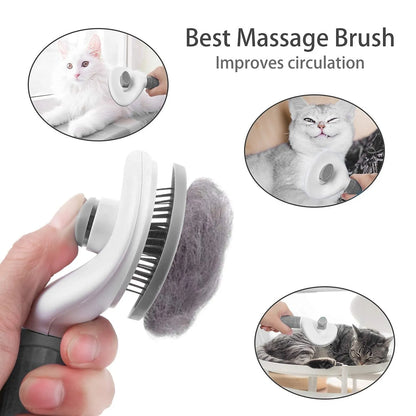 Self-Cleaning Brush-Comb